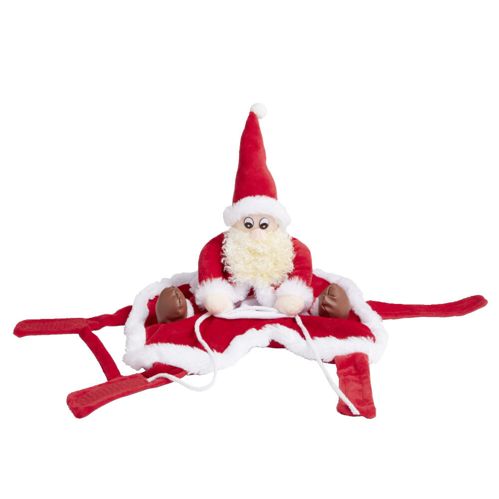 Déguisement chien Père Noël à califourchon - Taille M