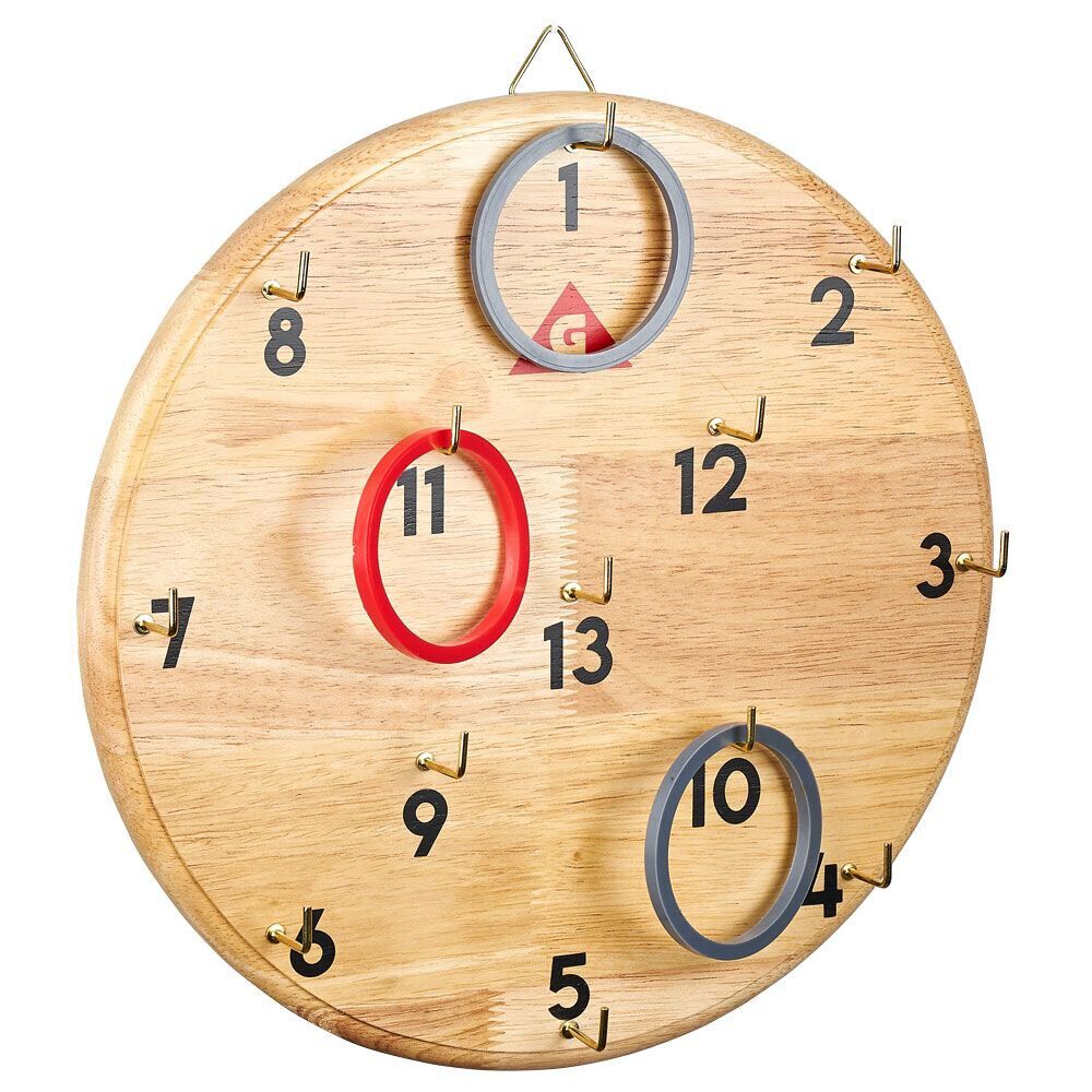 Lancer d'anneaux cible bois